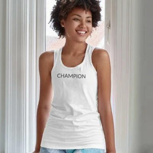 CHAMPION FemaleTank-Simple Minimal Printed One Liner - Bild 1 von 9