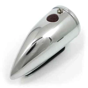 'Toby' side/indicator lamp, Equivalent to Lucas 1130 type, Red Dot Chrome, Glass - Picture 1 of 6