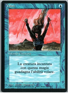 Flight | MtG Magic Revised Edition FBB (Foreign Black Border) | Italian ITA | NM - Picture 1 of 2