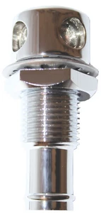 Fuel Breather Boat Marine Chromed Brass Straight to suit 13mm - 16mm Hose - Picture 1 of 1
