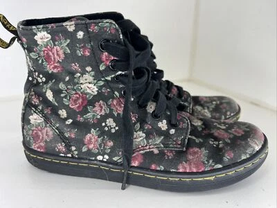 Bota de lona Dr. Martens Maelly floral para mujer 7 "US" Foto 1 de 4