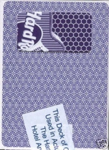 Hard Rock Casino Las Vegas Spielkarten Deck lila - Bild 1 von 1