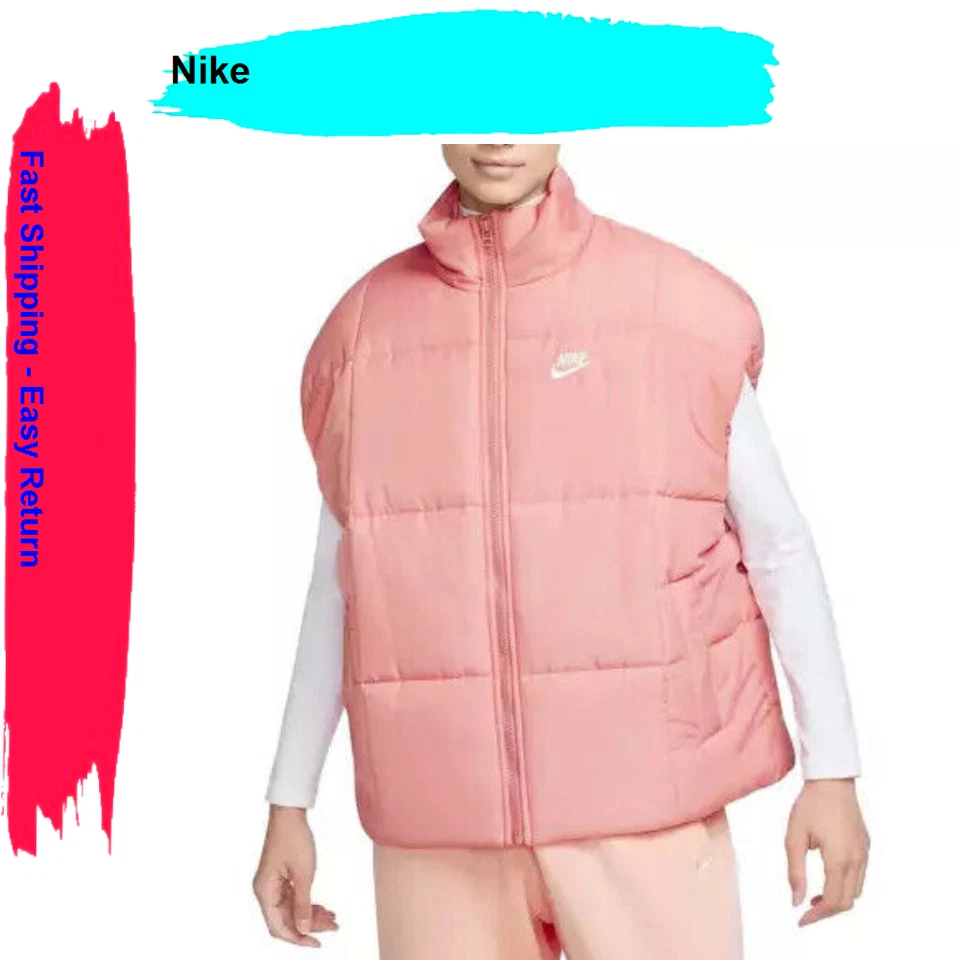 Nike Women's Sportswear Classic Puffer Therma-Fit Loose Vest Size XXL