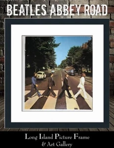 Disco original de The Beatles Abbey Road pulido enmarcado personalizado - Imagen 1 de 4