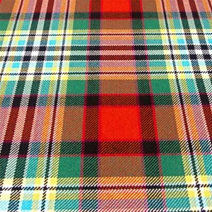 Heavy Weight Material 16oz Fabric Dundee Old Ancient Tartan 1 Metre - Picture 1 of 2