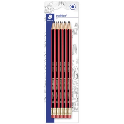 Staedtler Tradition 112 Eraser-Tipped HB Pencil Pack (10pc) - Image 1 of 4