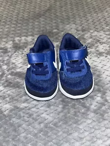 Nike Flex Contact blaue Turnschuhe Kleinkind Größe 4-EUC - Bild 1 von 3