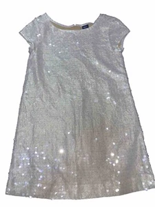 GAP KIDS Sequin Dress Size 6-7 Reg Zipper Backing! - Picture 1 of 8