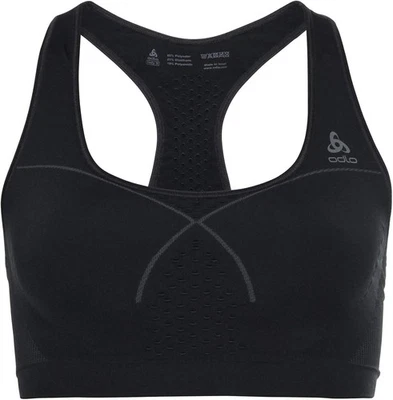 Odlo Sujetador Deportivo Damas Sin Costuras M Sujetador, Negro, XS Foto 1 de 2