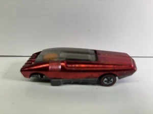 1969 Hot Wheels Redline Whip Creamer Magenta Diecast Car Missing 1 Back Wheel - Picture 1 of 6