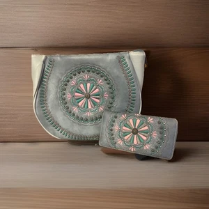 Montana West Western Country Concealed Carry Purse Embroidered + Wallet - Picture 1 of 19