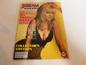 Vintg 1997 Scream Queens Illustrated Posterbook #2 Tammy Parks with 21x33 Poster - Picture 1 of 6