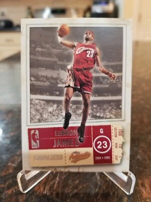 2004-05 Fleer Authentix - #49 LeBron James - Image 1 of 3