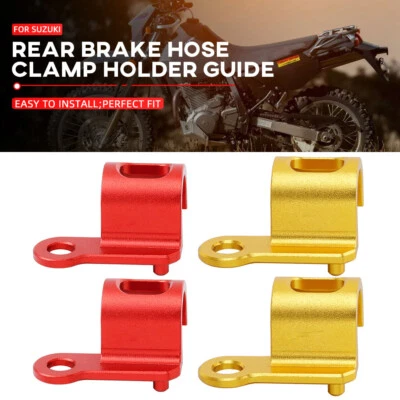 Guía de manguera de abrazadera de línea de freno trasero para SUZUKI DR 650S/SE RM125 RM250 RMZ250 RMZ450 Foto 1 de 4