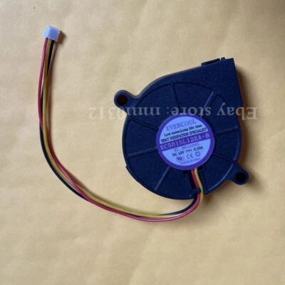 1pcs  EVERCOOL EC5015L12EA-B 12V 0.10A 5CM 5015 Blower Cooling Fan 3pin - Image 1 of 2