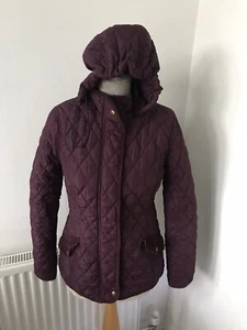 Womens Joules Quilted Jacket Coat size 8 - Imagen 1 de 4