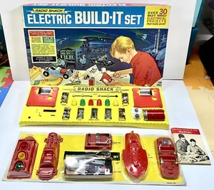 Vintage Radio Shack Electric Build-It Set 1960s - Rare - E2 - Picture 1 of 11