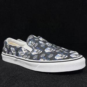 Vans Slip On Flash Skulls Men’s Size 11 Multicolor Skateboarding Sneakers 508731 - Picture 1 of 10