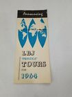 Lyndon Johnson Lbj Prestige Tours For 1964 Fund Raising Flyer Brochure
