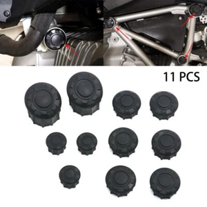 For BMW R1200R 2015-2019 11PCS ABS Plastic Frame Hole Plug Cover Caps Protector - Foto 1 di 7