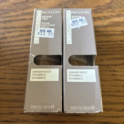 Revlon Illuminance Tinted Serum w/ SPF 15 #517 Amber w/ Ginger Root + Vit E & C - Image 1 of 2