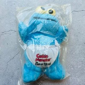 Peluche Sesame Street Cookie Monster Luvs You azul 10" - Imagen 1 de 6
