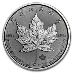 2021 Royal Canadian Mint Maple Leaf 1 oz Platinum Coin - Picture 1 of 4