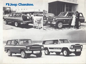 1979 JEEP CHEROKEE 2 Page Australian Market Brochure WAGONEER - Picture 1 of 1