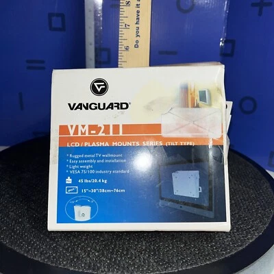 MONTAJE DE PARED VANGUARD, tipo inclinable, para pantalla LCD o plasma de hasta 30" y 45LBS Foto 1 de 4