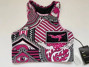 NIKE SWOOSH HIGH NECK MEDIUM SUPPORT SPORT BH PINK GRÖSSE S CJ0797-623 - Bild 1 von 7