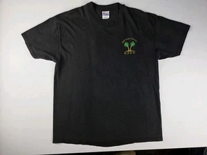 VTG Treasure Island SFPD San Fransisco Station Single Stitch Shirt Mens XL Black - Picture 1 of 11