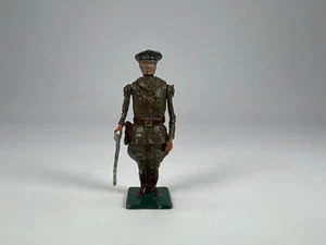 Warren Lines WWI US Made Lead Articulating Arms Toy Soldier Captain w/ Sword - Picture 1 of 7