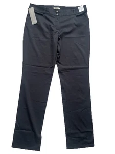 Brand New Black Adidas Ladies Golf Trousers In Size 14 - Picture 1 of 3