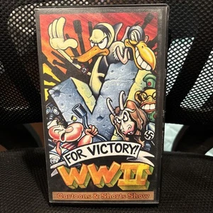 V For Victory ww2 (VHS) Cartoons & Shorts Show~Banned Animation~Rare~Oop - Picture 1 of 5