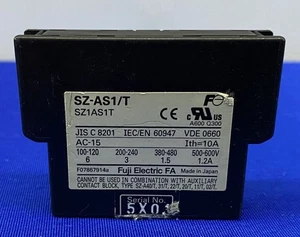 FUJI ELECTRIC SZ-AS1/T / SZ1AS1T AUXILIARY CONTACT - Picture 1 of 6