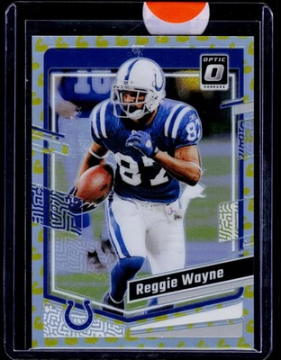 2023 Donruss Optic #80 Reggie Wayne Flex #/149 - Image 1 of 2