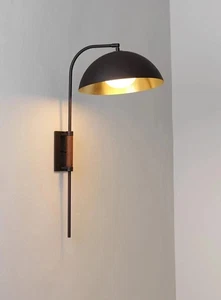 Allied Maker | Clasp Wall Lamp Brass Sconce Mid Century Style Brass Wall Lamp - Picture 1 of 10
