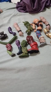 Marvel Legends Build-A-Figure Parts Lot ManThing Skrull Sugarman Dormammu Lizard - Picture 1 of 4