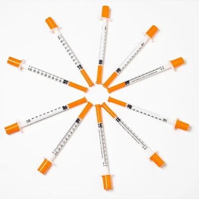 DANSON TRADING LIMITED 10 Pack 1ml Syringe |U-100 compatible| Individually Wrapped, Sterile