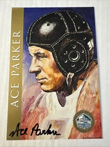 1998 NFL Hall of Fame Signature Series Auto /2500 Ace Parker Autographed HOF - Picture 1 of 2