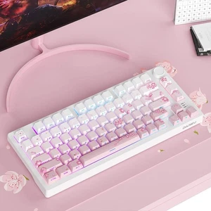 Hot Selling Tri-mode Gasket Mechanical Keyboard N-Key Rollover Anti-ghosting - Picture 1 of 16