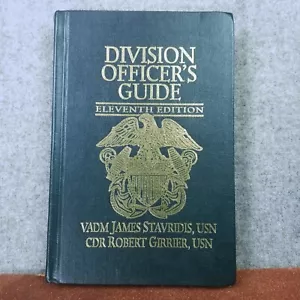 Navy Division Officers Guide, 11th Edition Black and Gold Excellent Condition - Picture 1 of 13
