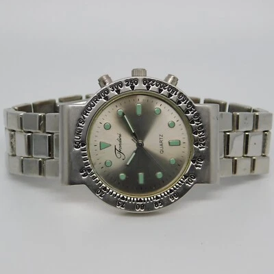 Reloj Hombre Fondini Tres Manecillas Cuarzo Analógico Talla Batería Nueva 7 1/4" Foto 1 de 4