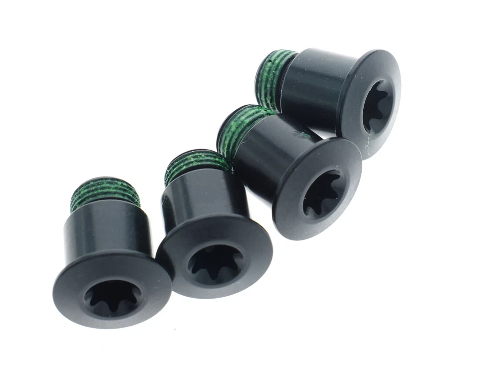 SRAM Force ETAP AXS Crank Chainring Bolt Kit for 2x 107 BCD Aluminum Black D1