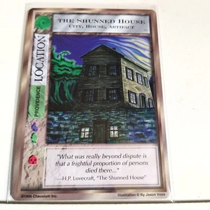MYTHOS CCG- (EDICIÓN LIMITADA) --- THE SHUNNED HOUSE -- SIN PRECIO NUEVO/COMO NUEVO - Imagen 1 de 1