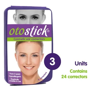 AU 3 PACK NON SURGICAL OTOPLASTY OTOSTICK INSTANT BAT EAR BAT EAR PIN CORRECTOR - Picture 1 of 12