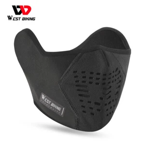 WEST BIKING Winter Fahrrad Maske Motorrad Sturmhaube Sport Halstuch Earmuffs - Picture 1 of 16