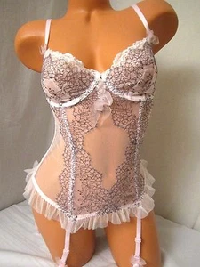 Liga Encaje Merrywidow Victoria's Secret Dream Angels Bustier Chantilly 36C - Imagen 1 de 10