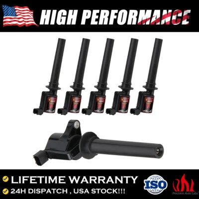 Paquete de 6 bobinas de encendido Ford Escape Mazda Taurus 2003-2004 2005 2006-08 3,0 L V6 Foto 1 de 4