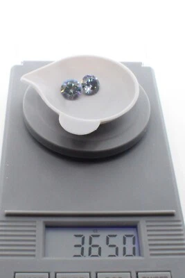 Rainbow lab created diamonds GRA certified moissanite 3.650 ctw - Image 1 of 4